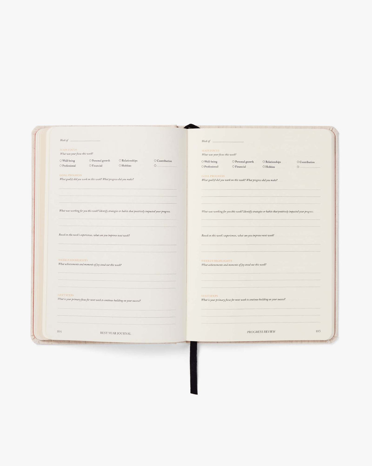 Best Year Journal - Pink