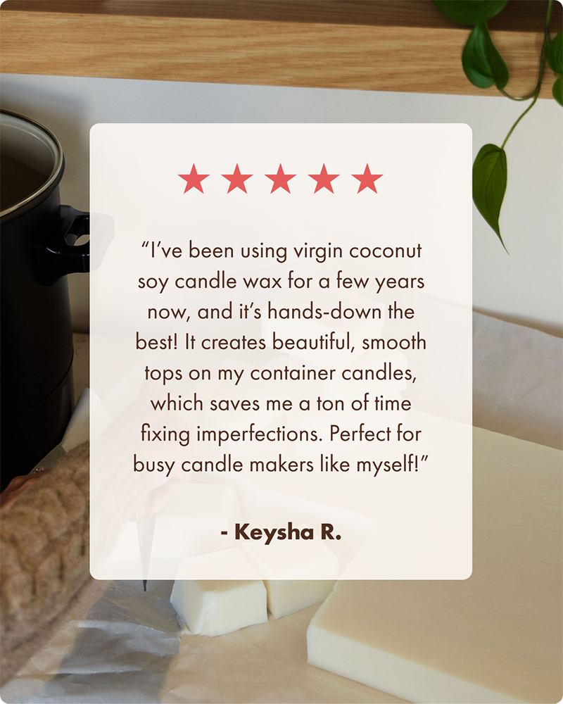virgin coconut soy™ candle wax